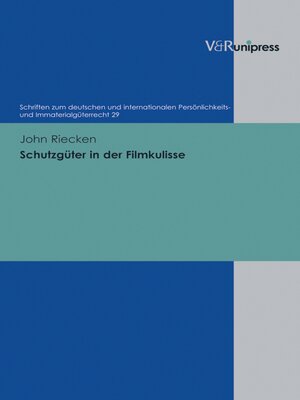 cover image of Schutzgüter in der Filmkulisse